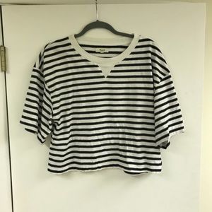 Madewell boxy striped top